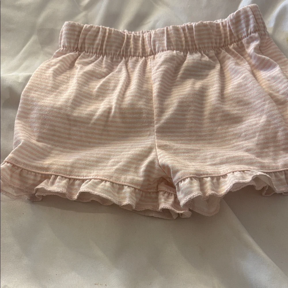 Carters Pink Striped Kids Shorts 2T